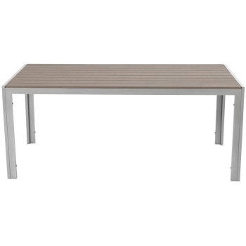 Set de mobilier de grădină mare cu 8 locuri MODENA MAX - Argintiu