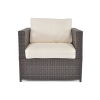 MALAGA COMFORT MAX Set de grădină cu 5 locuri în technorattan - maro