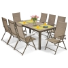 Set de mobilier de grădină mare cu 8 locuri MODENA MAX - maro
