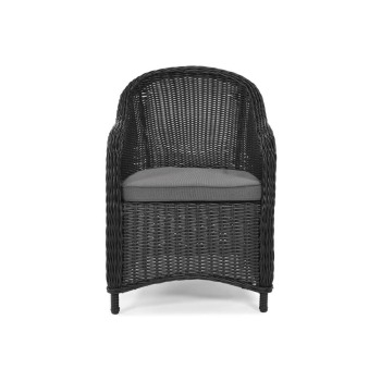 Fotoliu Technorattan ATENA - negru