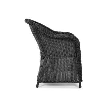 Fotoliu Technorattan ATENA - negru