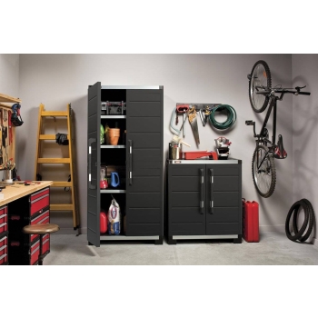 KIS XL GARAGE dulap de garaj cu picioare joase - grafit