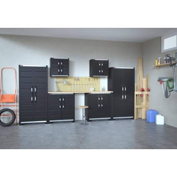 KIS XL GARAGE dulap de garaj cu picioare joase - grafit
