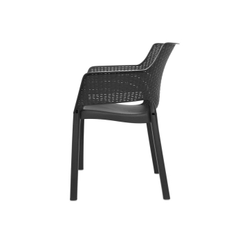 Set de mobilier de grădină pentru 8 persoane EVA + masă JULIE - grafit
