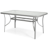 Set de cină de grădină cu 6 locuri MALAGA LIGHT grey