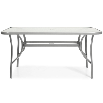 Set de cină de grădină cu 6 locuri MALAGA LIGHT grey