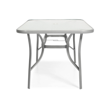 Set de cină de grădină cu 6 locuri MALAGA LIGHT grey