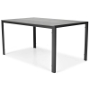 Masă de grădină PARMA din aluminiu 150 x 90 cm - negru