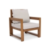 Set de mobilier de balcon MALTA pentru 2 persoane - maro/gri