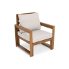 Set de mobilier de balcon MALTA pentru 2 persoane - maro/gri