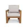 Set de mobilier de balcon MALTA pentru 2 persoane - maro/gri