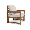 Set de mobilier de balcon MALTA pentru 2 persoane - maro/gri