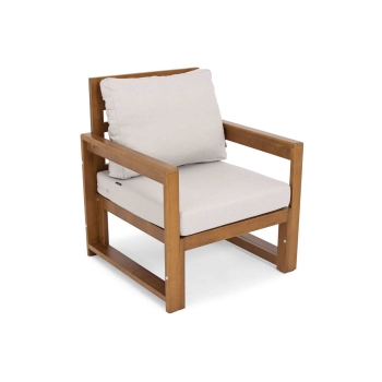 Set de mobilier de balcon MALTA pentru 2 persoane - maro/gri