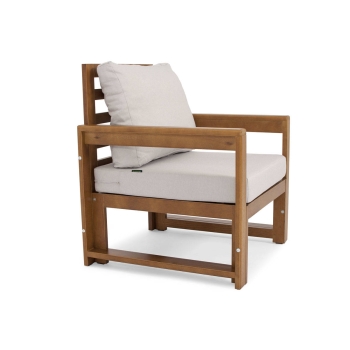 Set de mobilier de balcon MALTA pentru 2 persoane - maro/gri