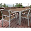 Masă de grădină cu 6 locuri HARMONY 160 x 90 cm - cappuccino