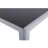 Mobilier de grădină din aluminiu VENECIA Masă 90cm și 4 scaune - Argintiu