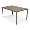 MODENA masă de grădină din aluminiu pentru 6 persoane 150 x 90 cm - maro