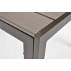 MODENA masă de grădină din aluminiu pentru 6 persoane 150 x 90 cm - maro