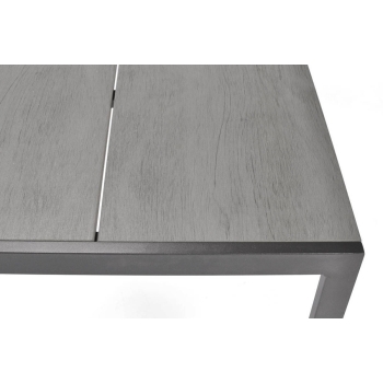 Masă de grădină PARMA din aluminiu 180 x 90 cm - negru