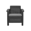 Mobilier de grădină CORFU REST 2 canapele și 2 fotolii - grafit