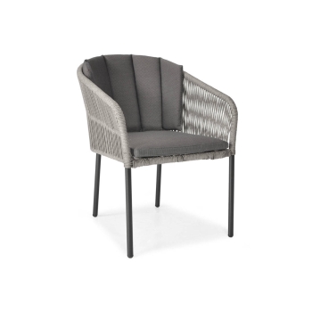 Mobilier de grădină cu 6 locuri VICTORIA gri
