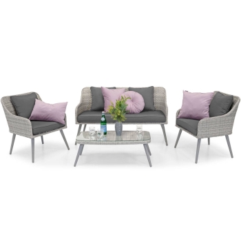 Mobilier de grădină Technorattan MOKKA - gri