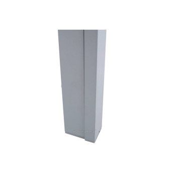 Masă de grădină din aluminiu pentru 6 persoane VENICE 150 x 90 cm - argintiu