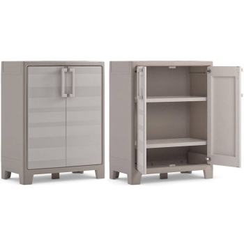 Comodă multifuncțională Keter Kis GULLIVER Low 80x100 cm - bej