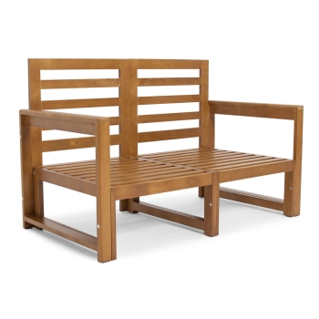 Mobilier de grădină din lemn cu 4 locuri MALTA - maro/grafit