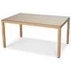 Technorattan set de grădină cu 6 locuri MALAGA masă 150 cm - bej