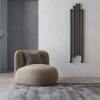 Radiator de baie ETEN 2 negru 370x1660mm 852W Imers