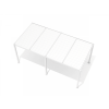 Pergola ogrodowa aluminiowa LUXE 3 x 5.8 m Biały z LED
