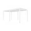 Pergola ogrodowa aluminiowa LUXE 3 x 5.8 m Biały z LED