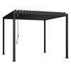 Pergola ogrodowa Mira 300x300cm aluminium/stal