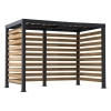 Pergola ogrodowa 313x191cm drewno cedrowe/stal