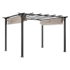 Pergola ogrodowa 366x274cm stal/tkanina