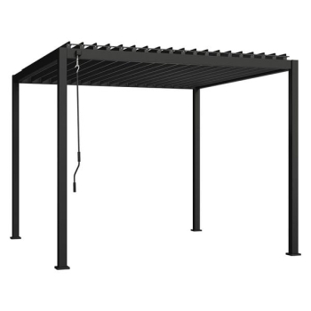 Pergola ogrodowa Mira 300x300cm aluminium/stal