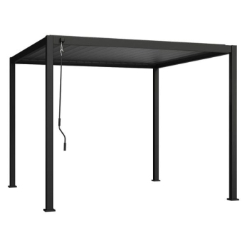 Pergola ogrodowa Mira 300x300cm aluminium/stal