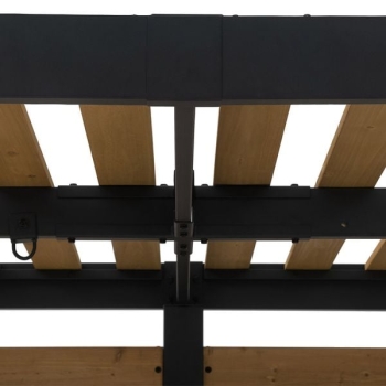 Pergola ogrodowa 313x191cm drewno cedrowe/stal