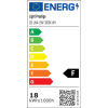 Kinkiet Ibros 120 cm biały IP44 LED 3000K