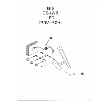 Kinkiet Isla XXL biały 96 cm IP44 LED 4000K