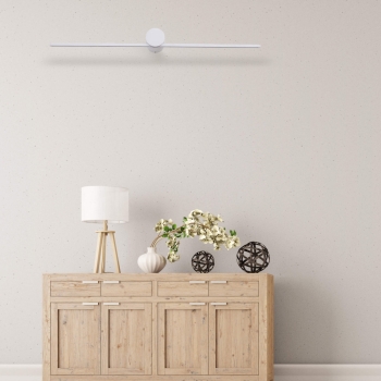 Kinkiet Modern Slim 60 cm biały LED 3000K
