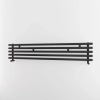 Radiator de baie orizontal ARIES 2 negru 1200x240mm 430W conexiune L Imers