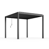 Pergola ogrodowa aluminiowa Skyline 3 x 3 m Antracyt NORDVIC