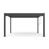 Pergola ogrodowa aluminiowa Skyline 3 x 3 m Antracyt NORDVIC