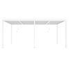 Pergola ogrodowa aluminiowa LUXE 3 x 5,8 m Biały z oświetleniem LED