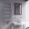 Radiator de baie ART 2 alb 530x1200mm 250W conexiune încălzitor L Imers