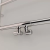 Radiator de baie ART 2 crom 530x1200mm 250W conexiune încălzitor P Imers
