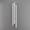 Radiator de baie CUBIC 1 alb 230x1360mm 425W conexiune încălzire L Imers