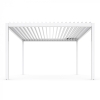 Pergola ogrodowa aluminiowa LUXE 3 x 3 m Biały z LED